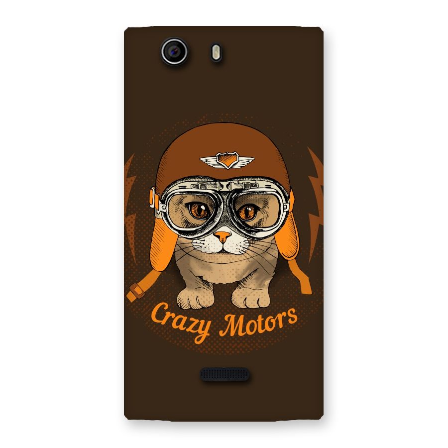 Crazy cat Back Case for Canvas Nitro 2 E311
