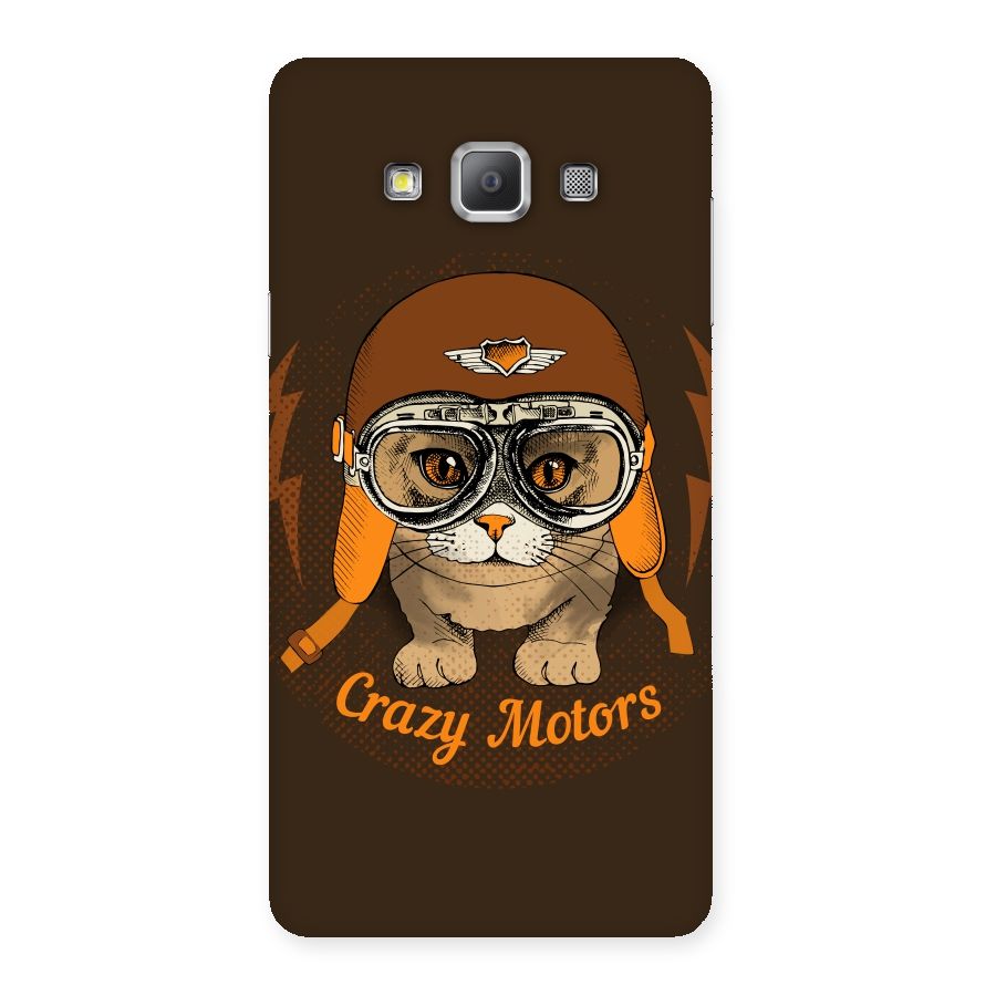 Crazy cat Back Case for Galaxy A7