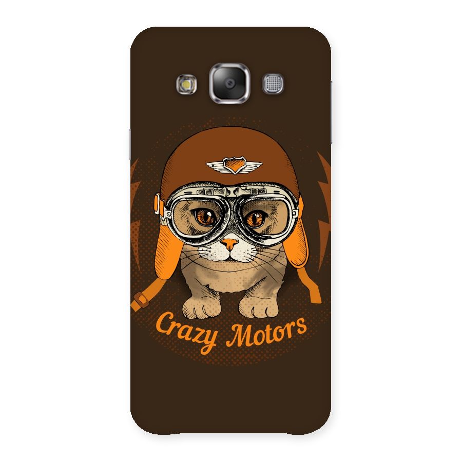 Crazy cat Back Case for Galaxy E7