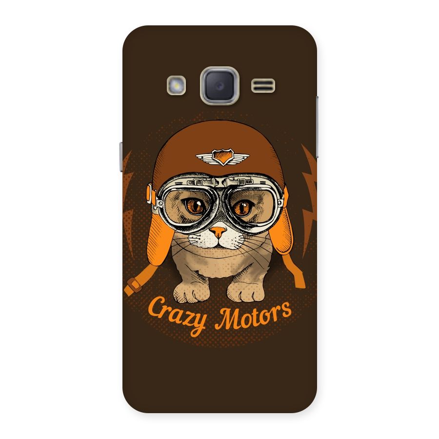 Crazy cat Back Case for Galaxy J2