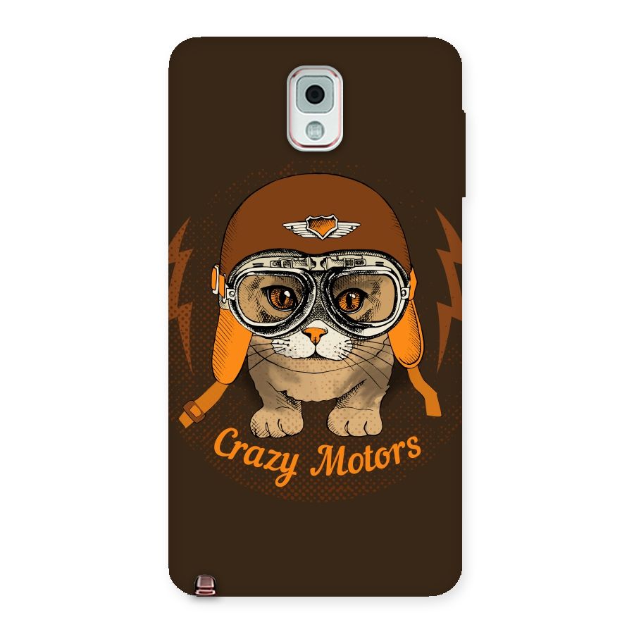 Crazy cat Back Case for Galaxy Note 3