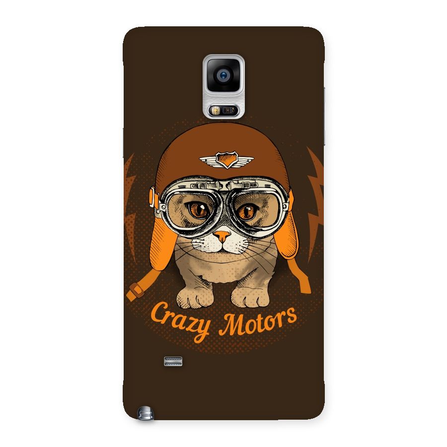 Crazy cat Back Case for Galaxy Note 4