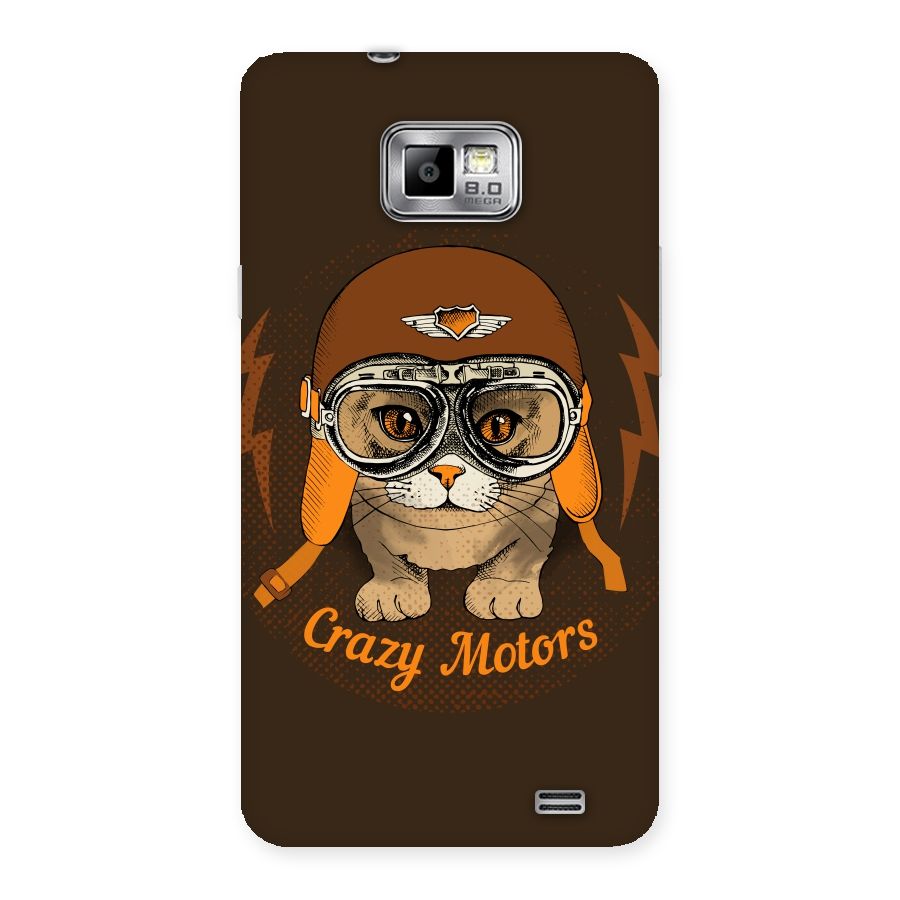 Crazy cat Back Case for Galaxy S2