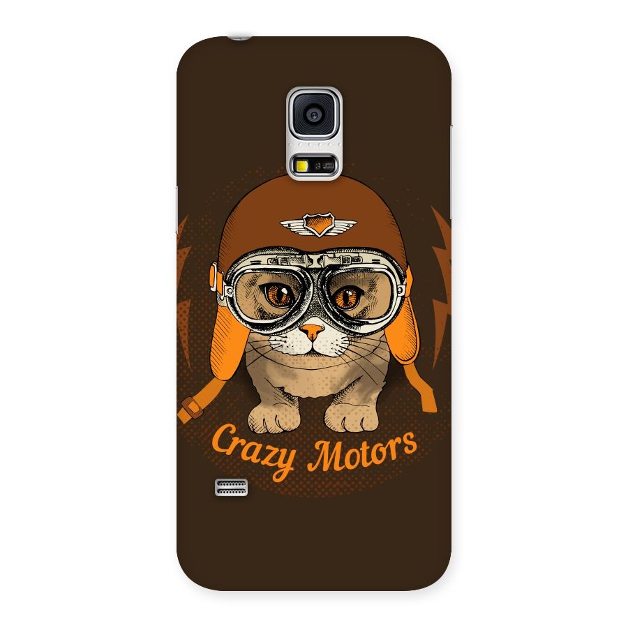 Crazy cat Back Case for Galaxy S5 Mini