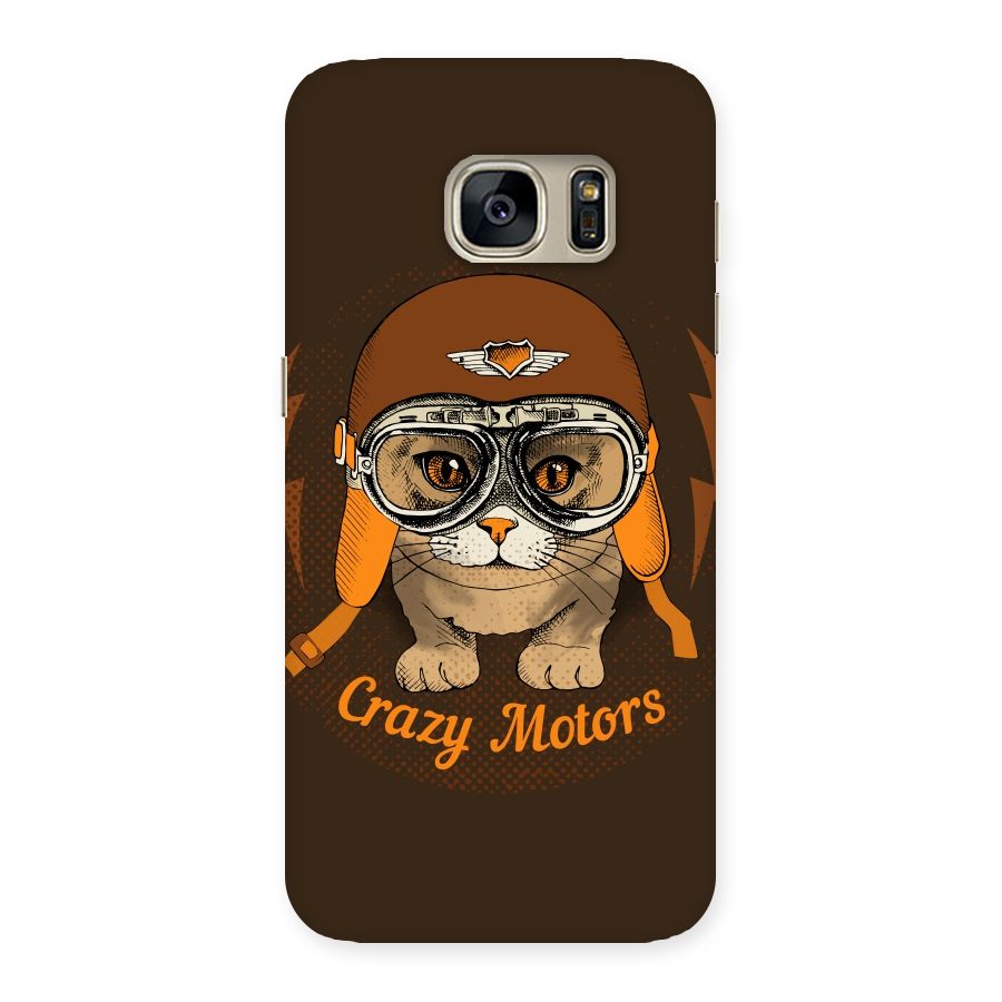 Crazy cat Back Case for Galaxy S7