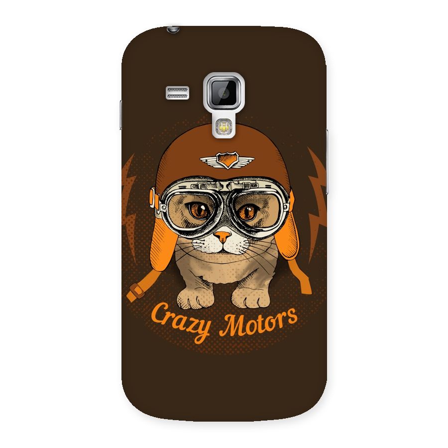 Crazy cat Back Case for Galaxy S Duos
