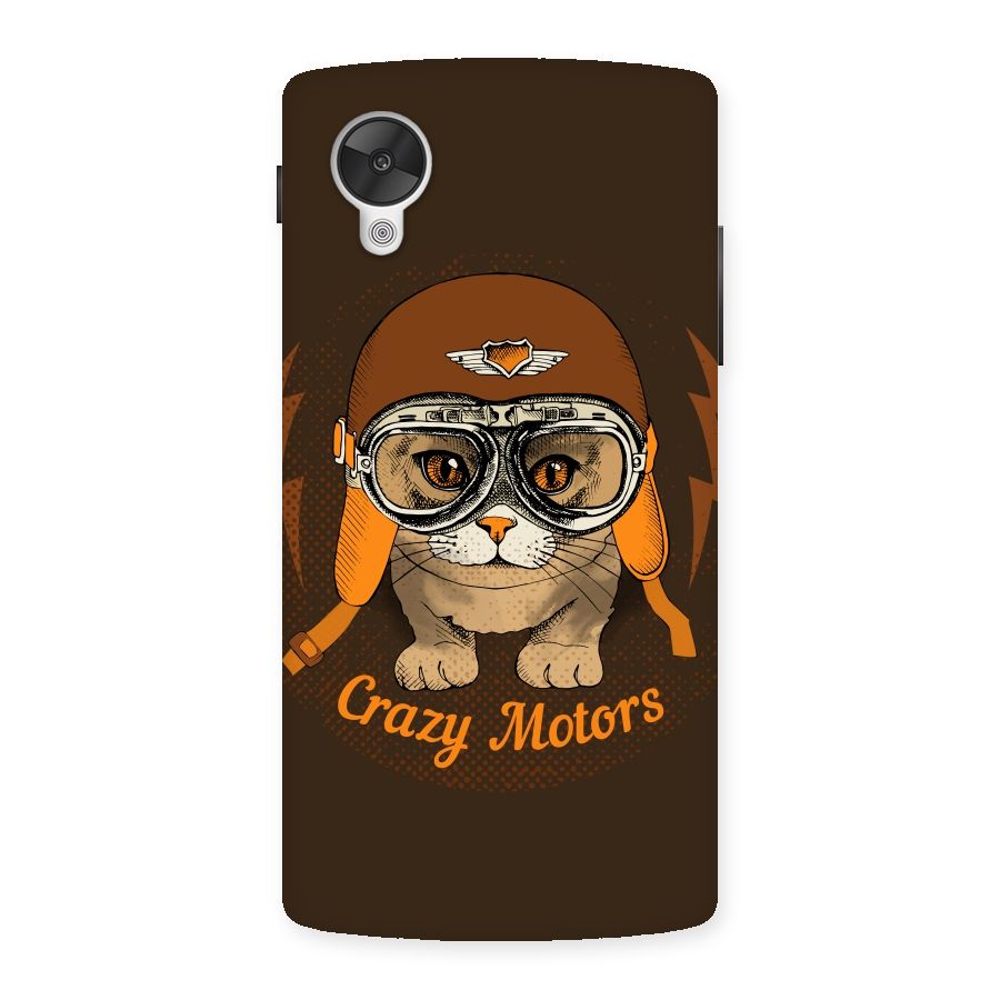Crazy cat Back Case for Google Nexsus 5
