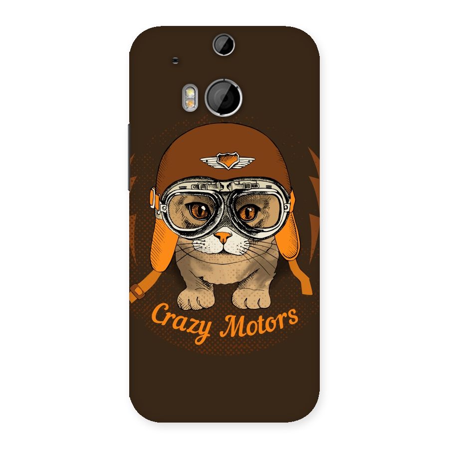 Crazy cat Back Case for HTC One M8