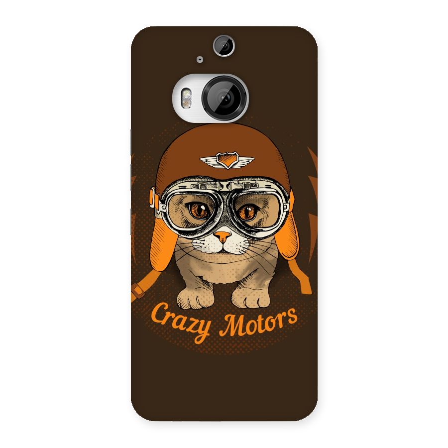 Crazy cat Back Case for HTC One M9 Plus