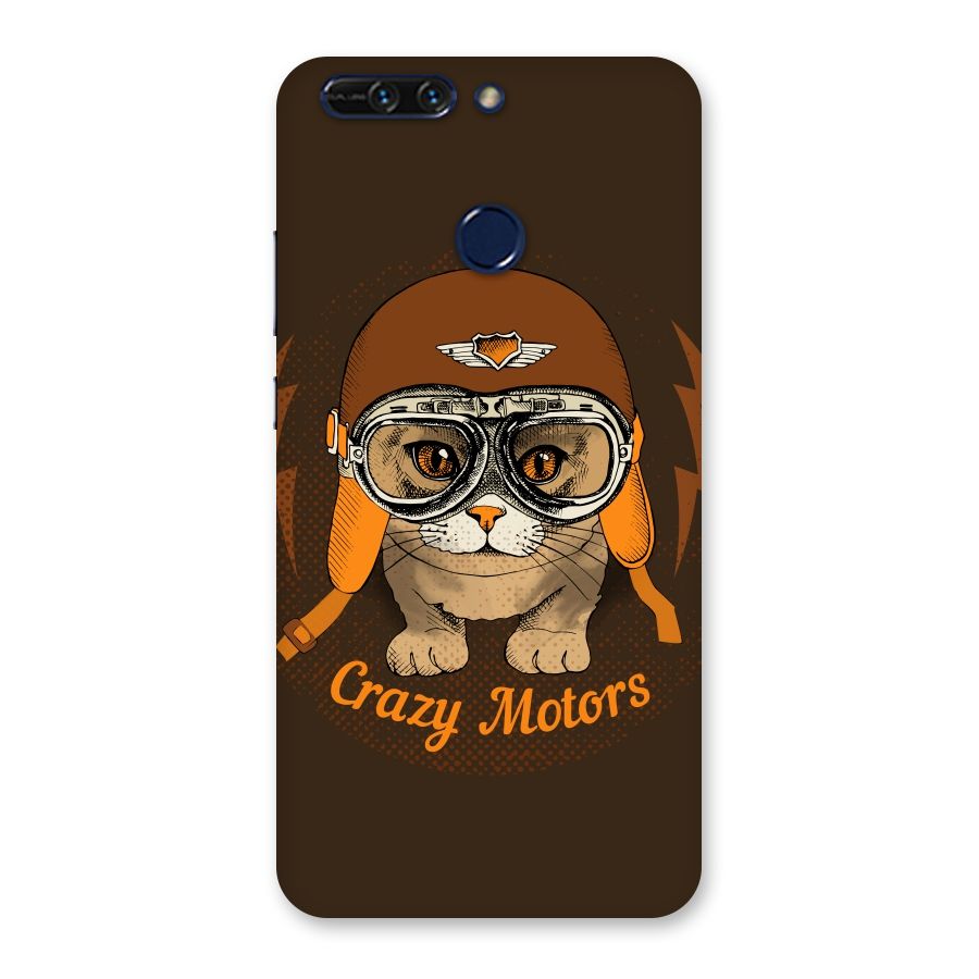 Crazy cat Back Case for Honor 8 Pro
