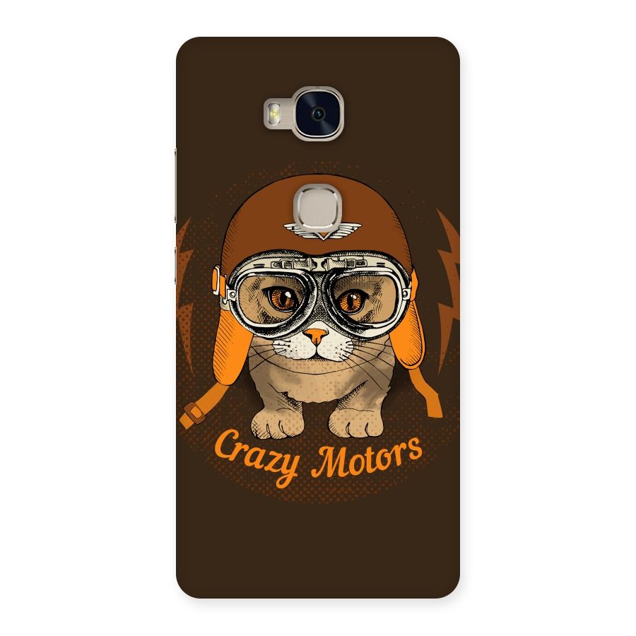 Crazy cat Back Case for Huawei Honor 5X