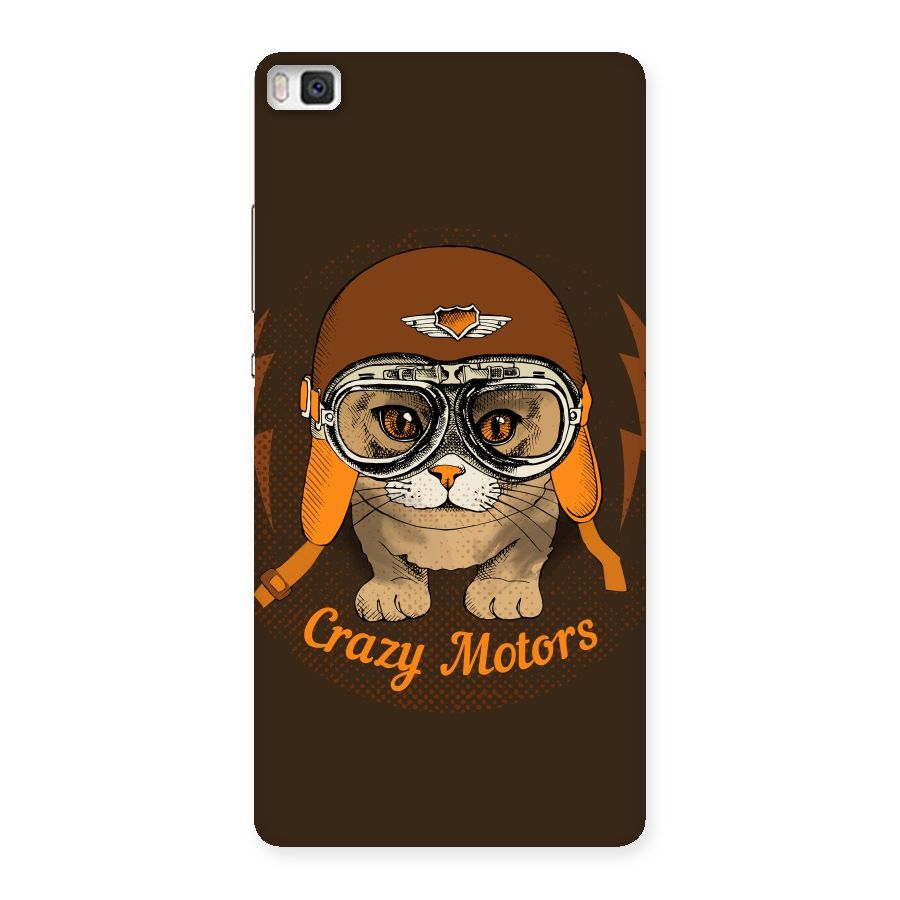 Crazy cat Back Case for Huawei P8