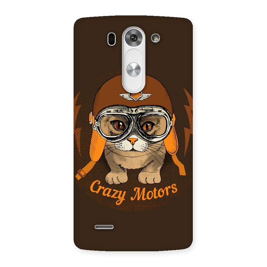 Crazy cat Back Case for LG G3 Beat