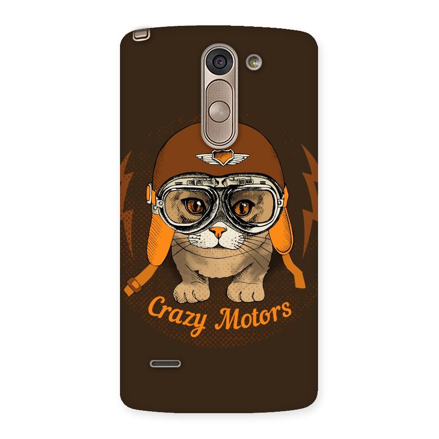 Crazy cat Back Case for LG G3 Stylus
