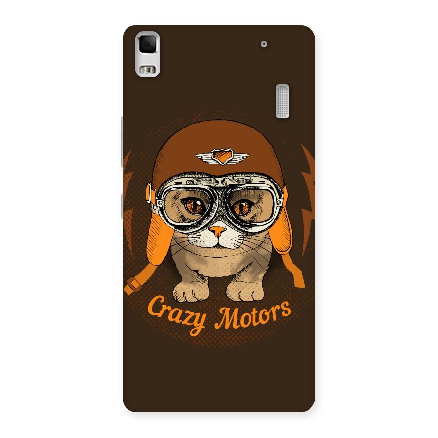 Crazy cat Back Case for Lenovo K3 Note
