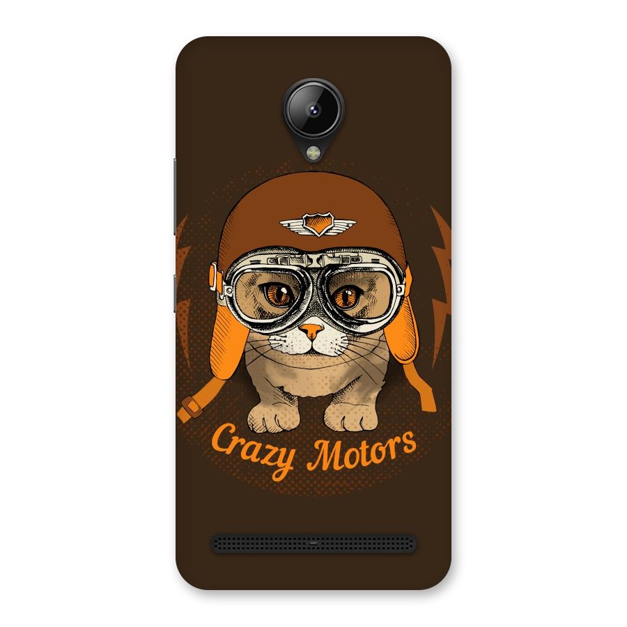 Crazy cat Back Case for Lenovo C2