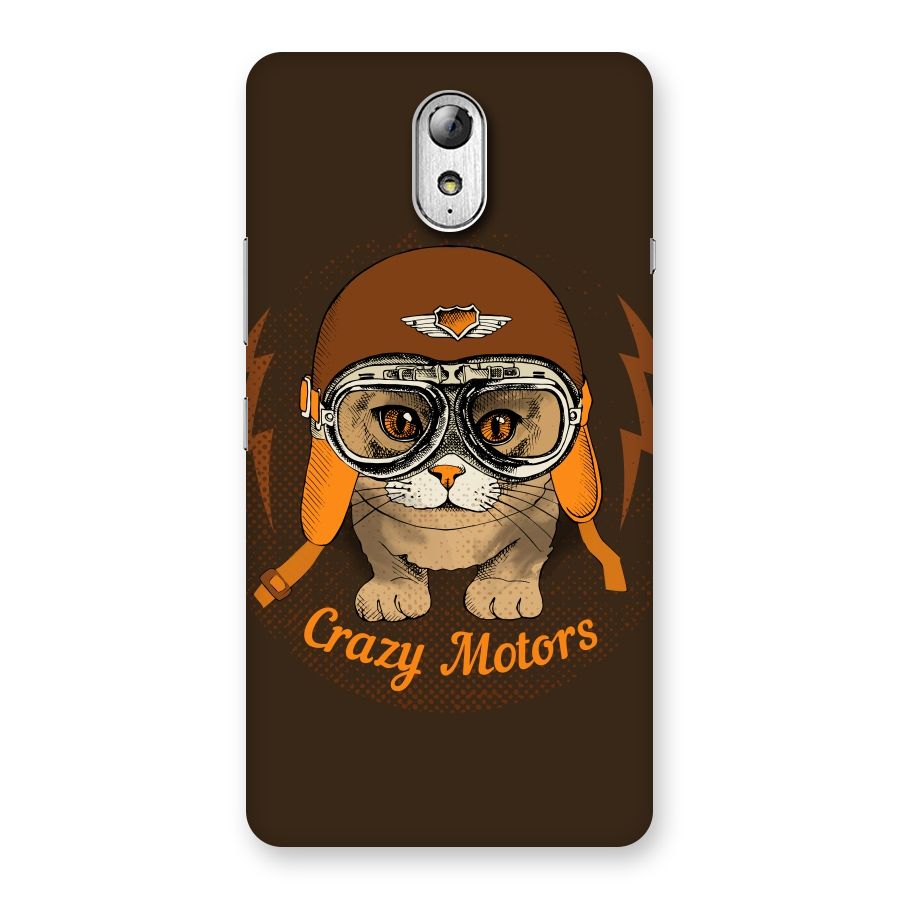 Crazy cat Back Case for Lenovo Vibe P1M