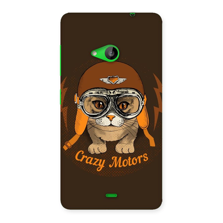 Crazy cat Back Case for Lumia 535