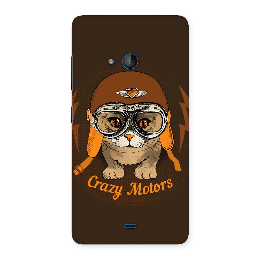 Crazy cat Back Case for Lumia 540