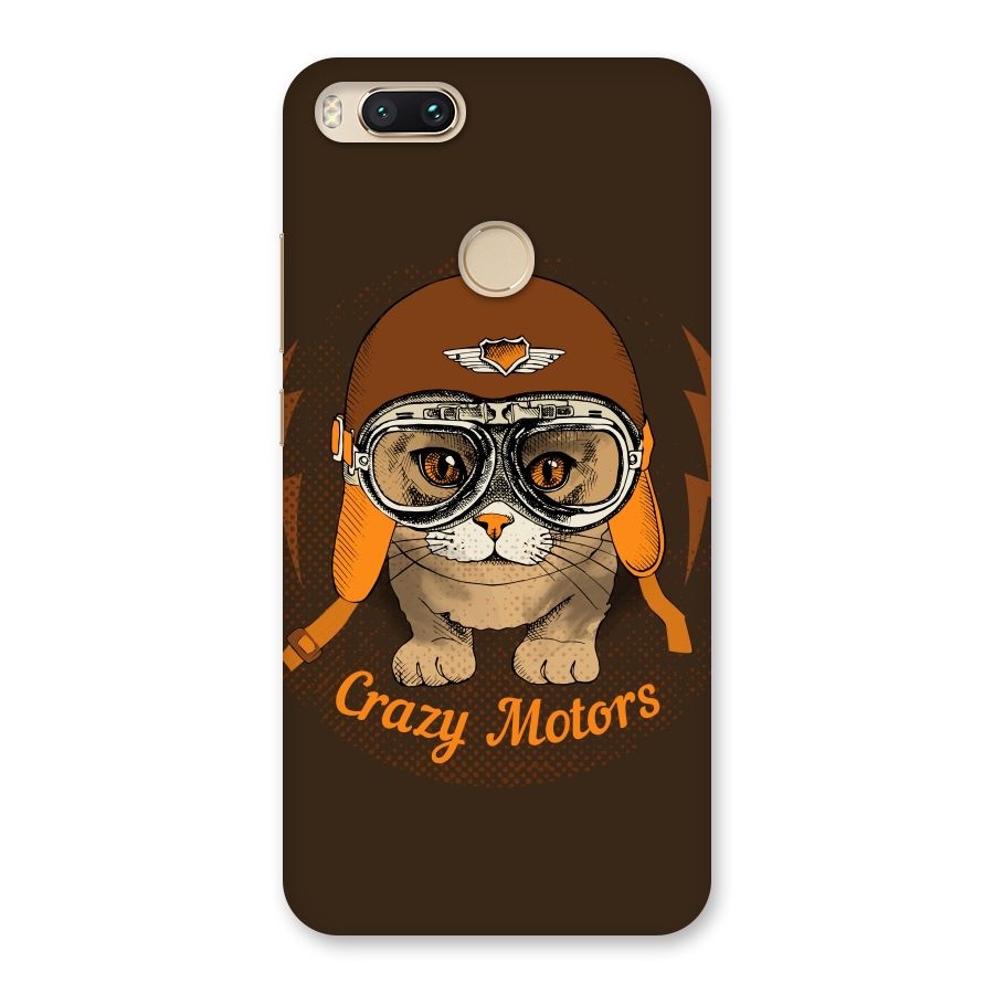 Crazy cat Back Case for Mi A1
