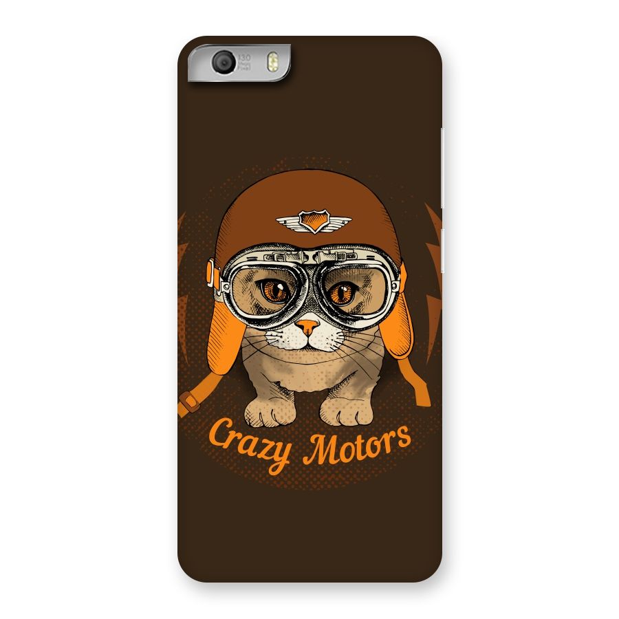 Crazy cat Back Case for Micromax Canvas Knight 2