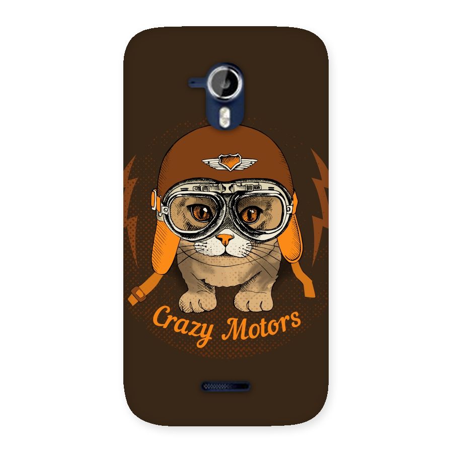 Crazy cat Back Case for Micromax Canvas Magnus A117