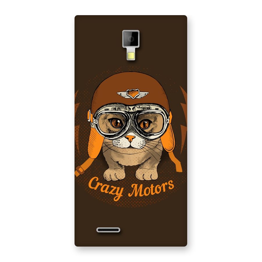 Crazy cat Back Case for Micromax Canvas Xpress A99