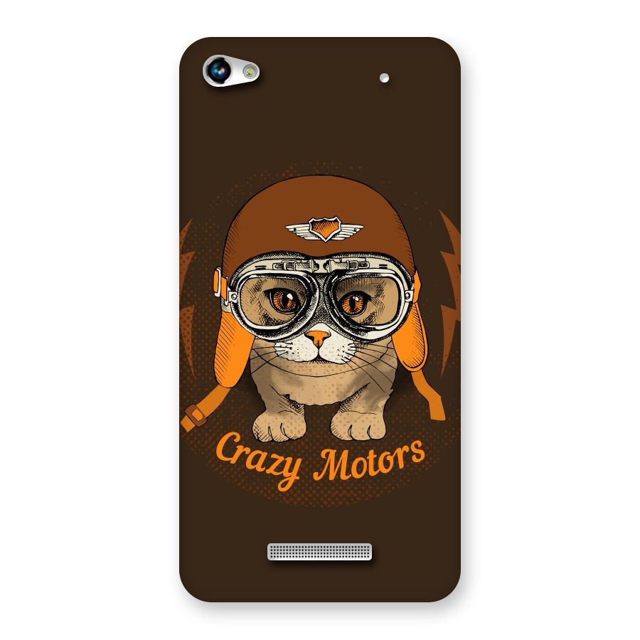 Crazy cat Back Case for Micromax Hue 2