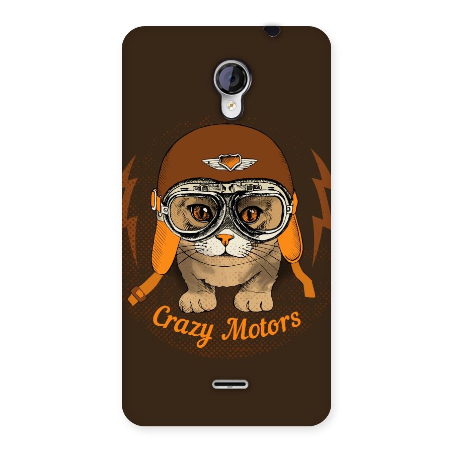 Crazy cat Back Case for Micromax Unite 2 A106