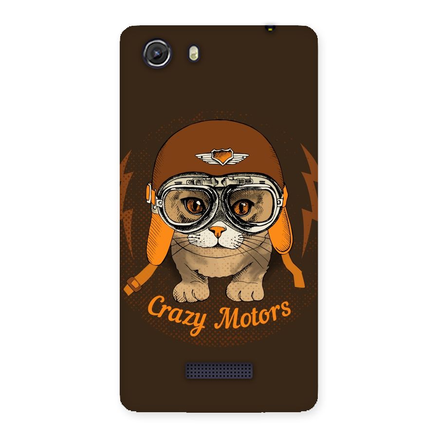 Crazy cat Back Case for Micromax Unite 3