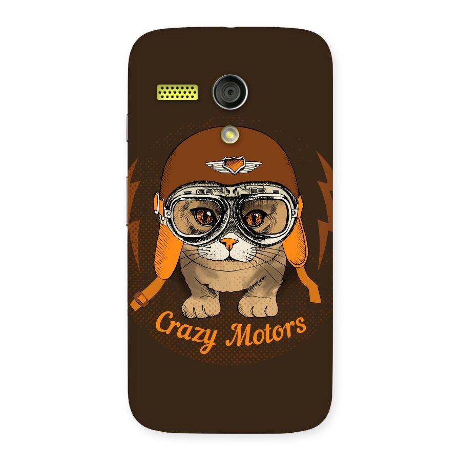 Crazy cat Back Case for Moto G