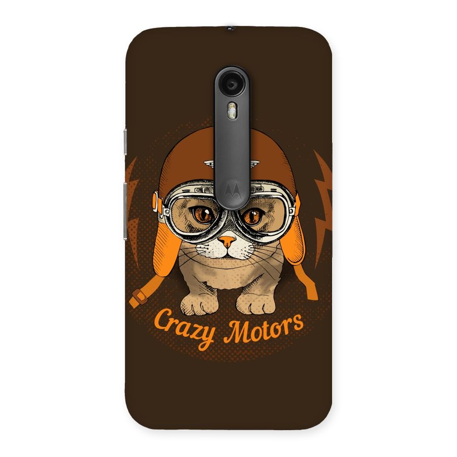 Crazy cat Back Case for Moto G3