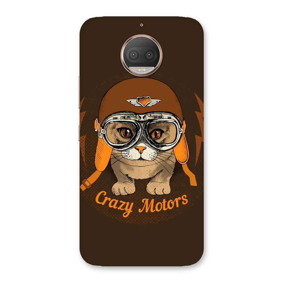 Crazy cat Back Case for Moto G5s Plus