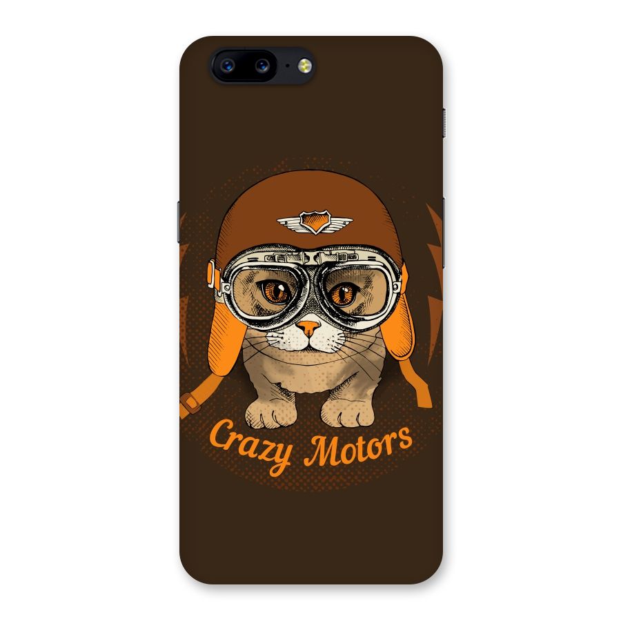 Crazy cat Back Case for OnePlus 5