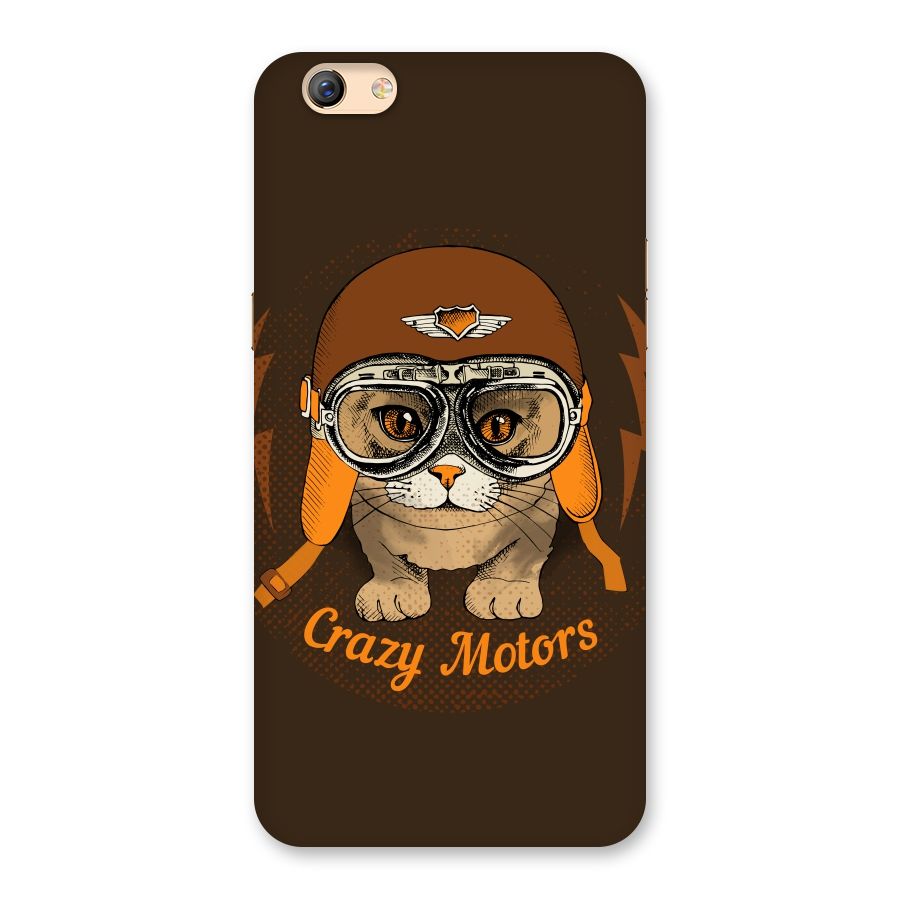 Crazy cat Back Case for Oppo F3 Plus