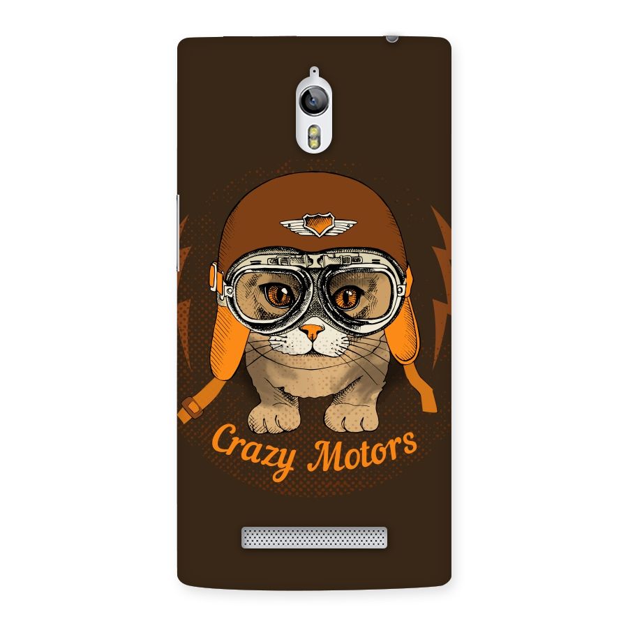 Crazy cat Back Case for Oppo Find 7