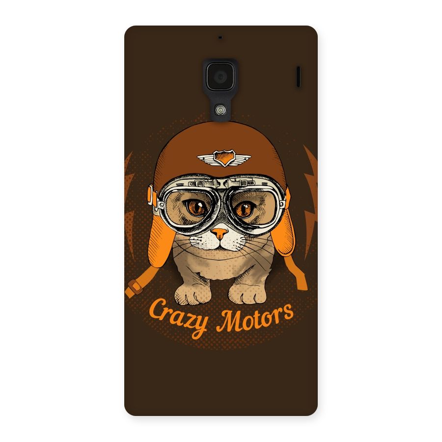 Crazy cat Back Case for Redmi 1S
