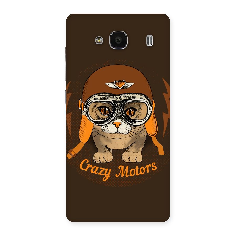 Crazy cat Back Case for Redmi 2s
