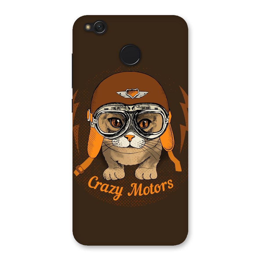 Crazy cat Back Case for Redmi 4