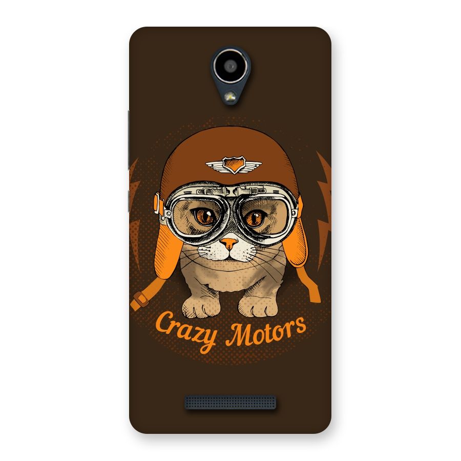 Crazy cat Back Case for Redmi Note 2