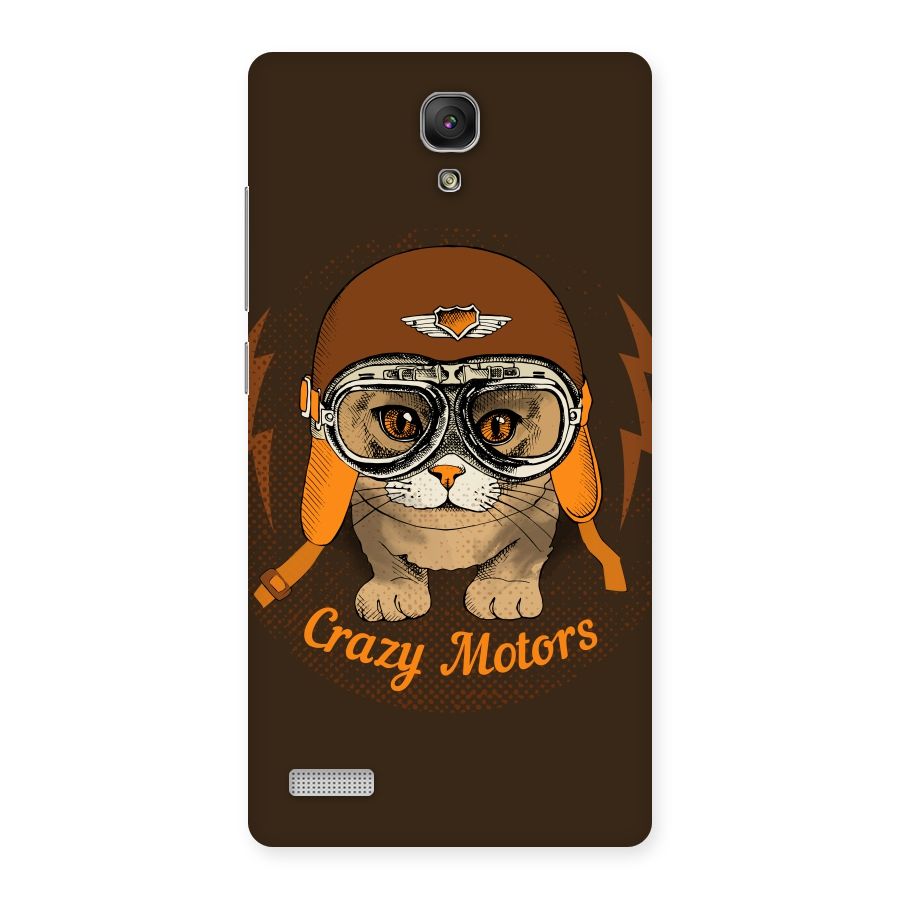 Crazy cat Back Case for Redmi Note Prime