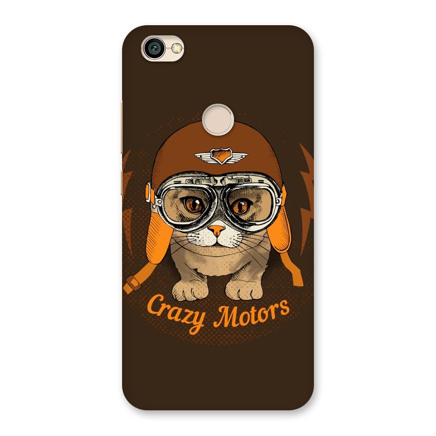 Crazy cat Back Case for Redmi Y1 2017