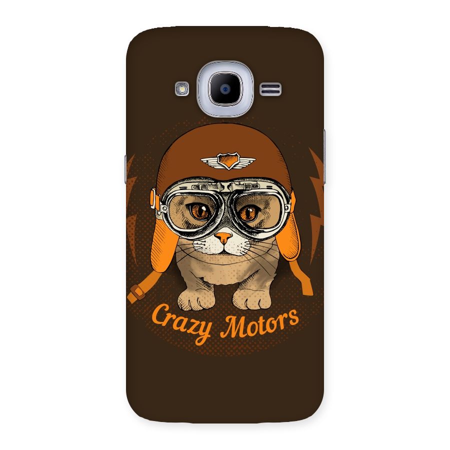 Crazy cat Back Case for Samsung Galaxy J2 2016