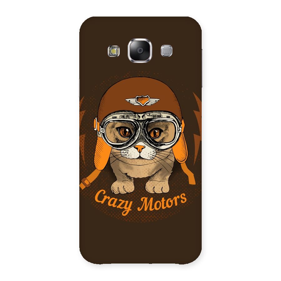Crazy cat Back Case for Samsung Galaxy E5