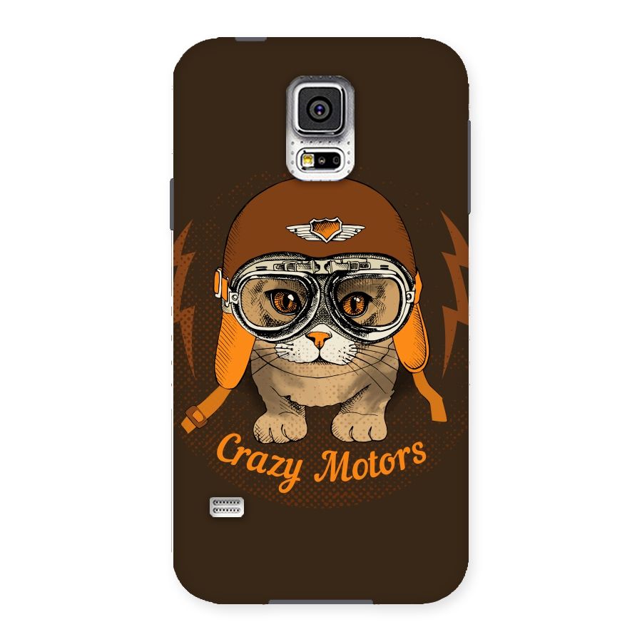 Crazy cat Back Case for Samsung Galaxy S5