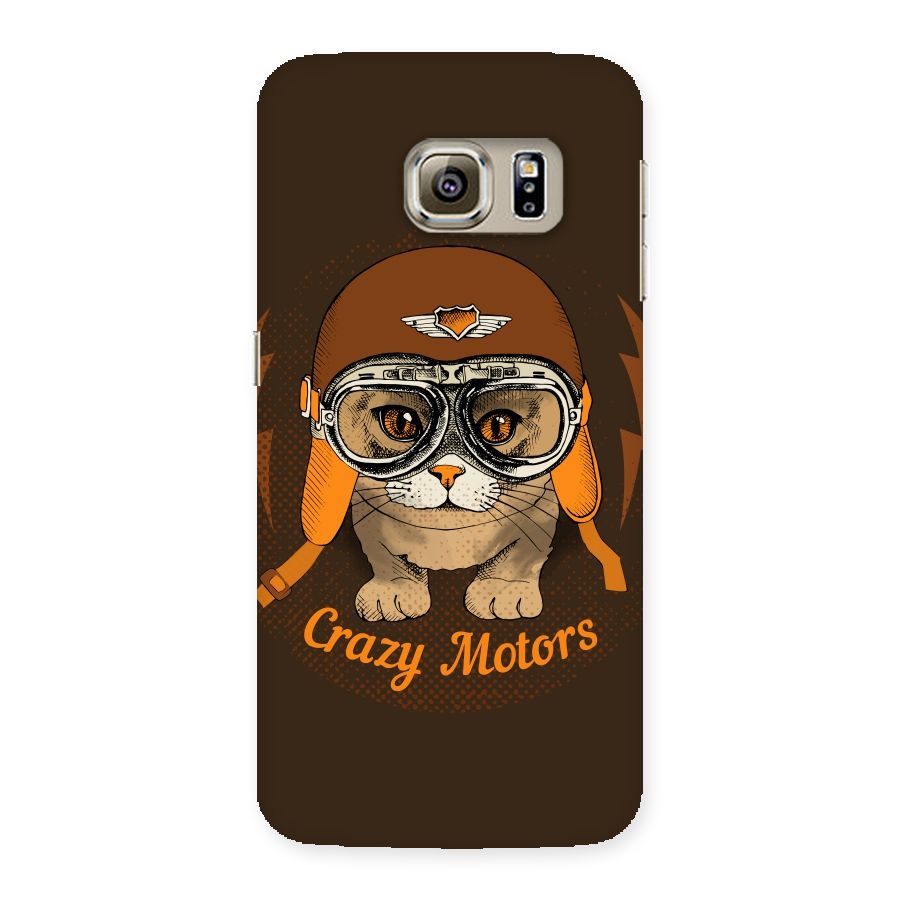 Crazy cat Back Case for Samsung Galaxy S6 Edge