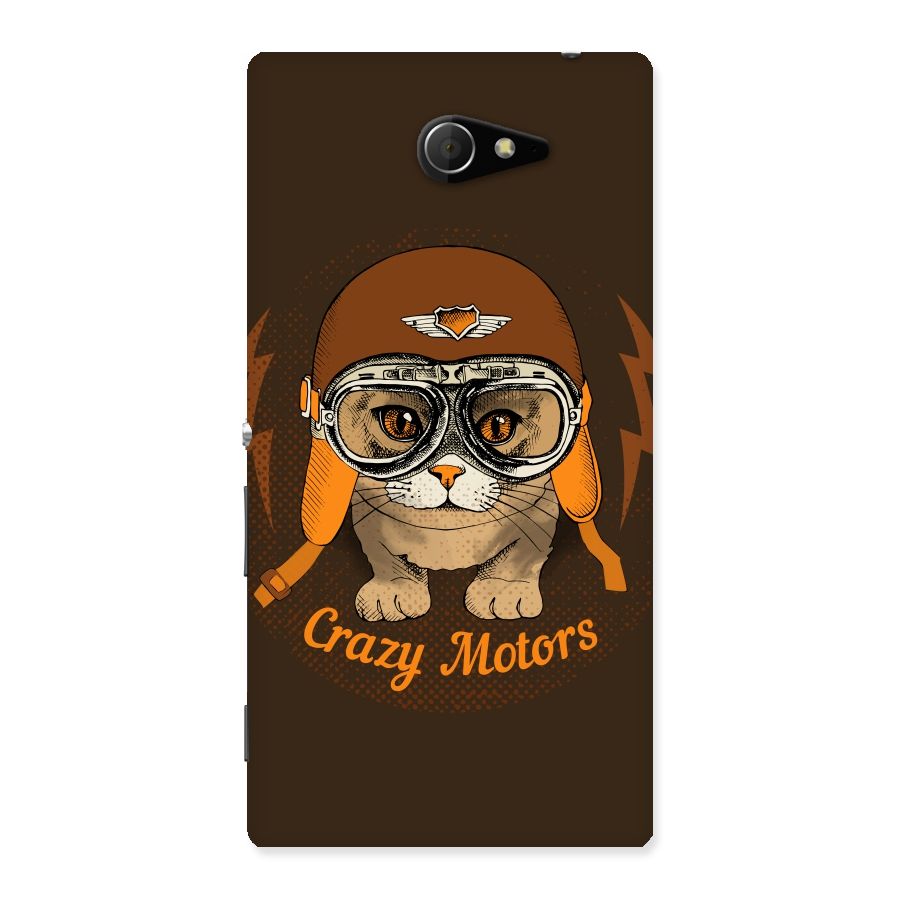 Crazy cat Back Case for Sony Xperia M2