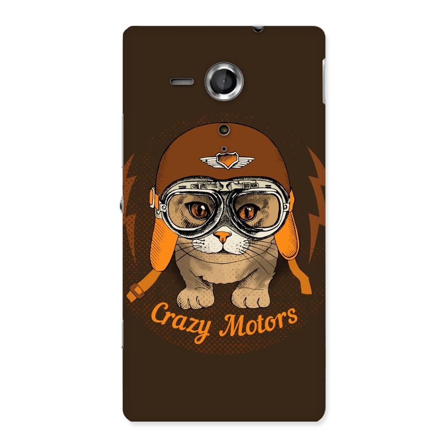 Crazy cat Back Case for Sony Xperia SP