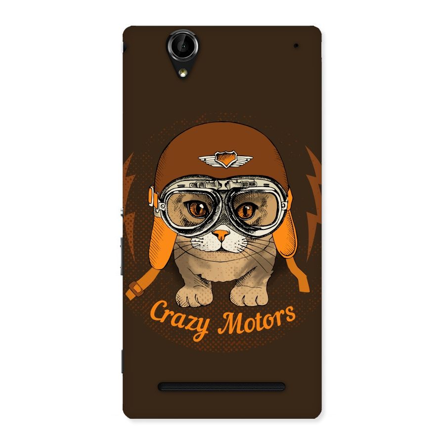 Crazy cat Back Case for Sony Xperia T2