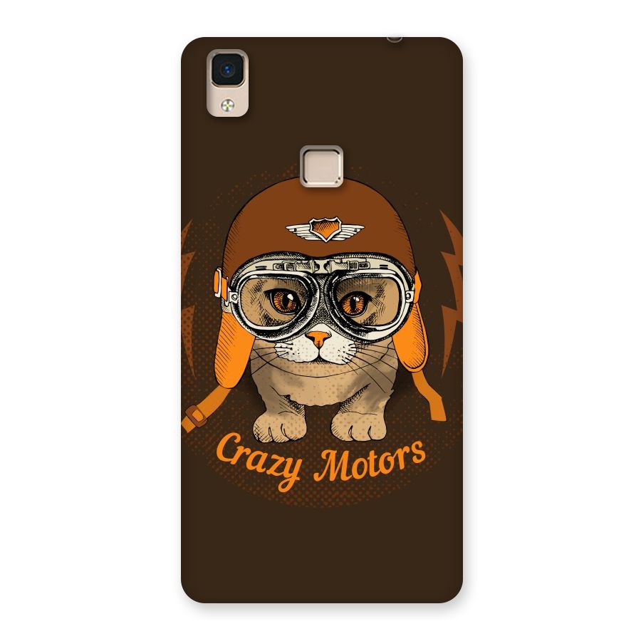 Crazy cat Back Case for V3 Max